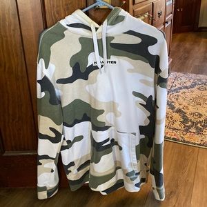Hollister Block Logo Hoodie